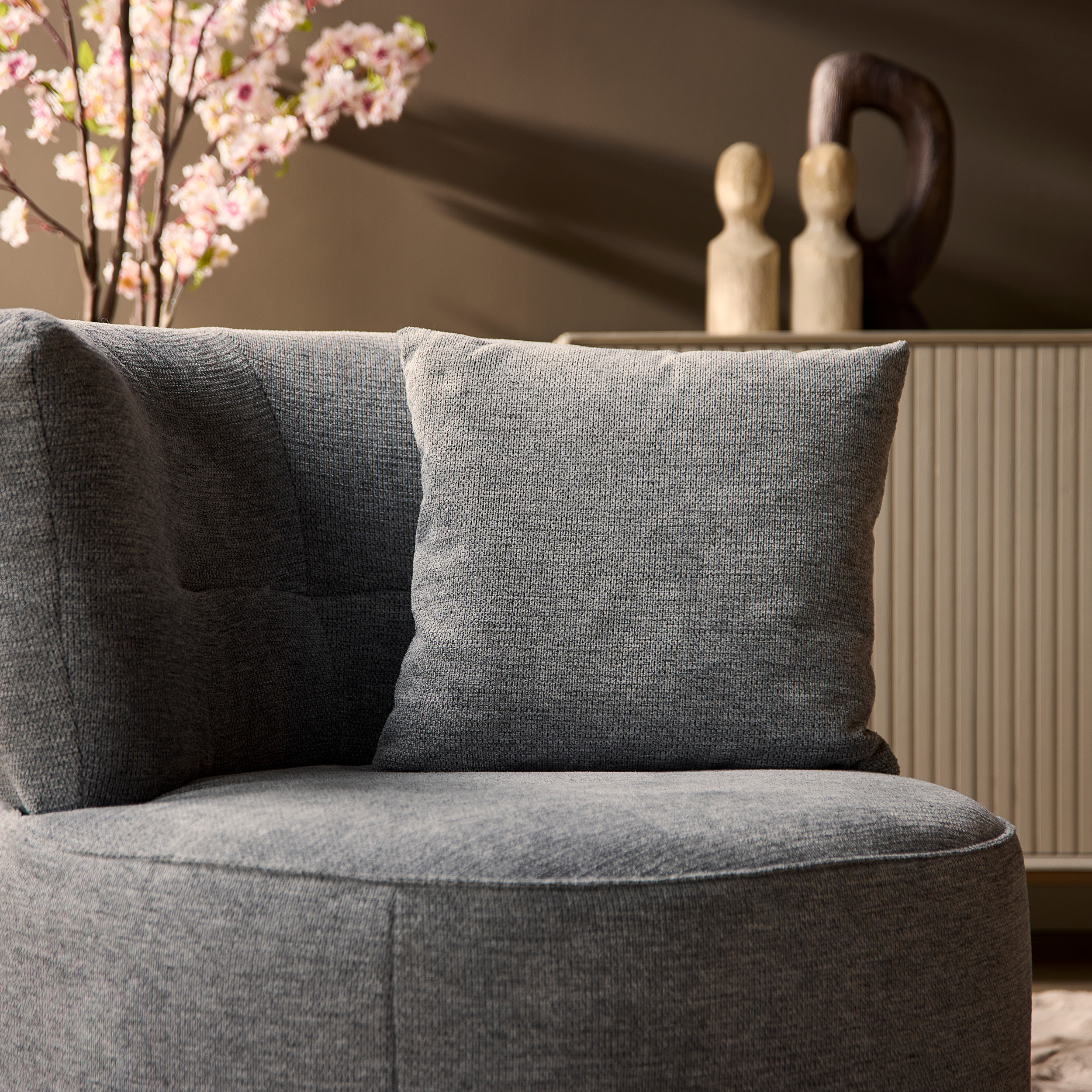 Fauteuil pivotant Fien gris – Image 4