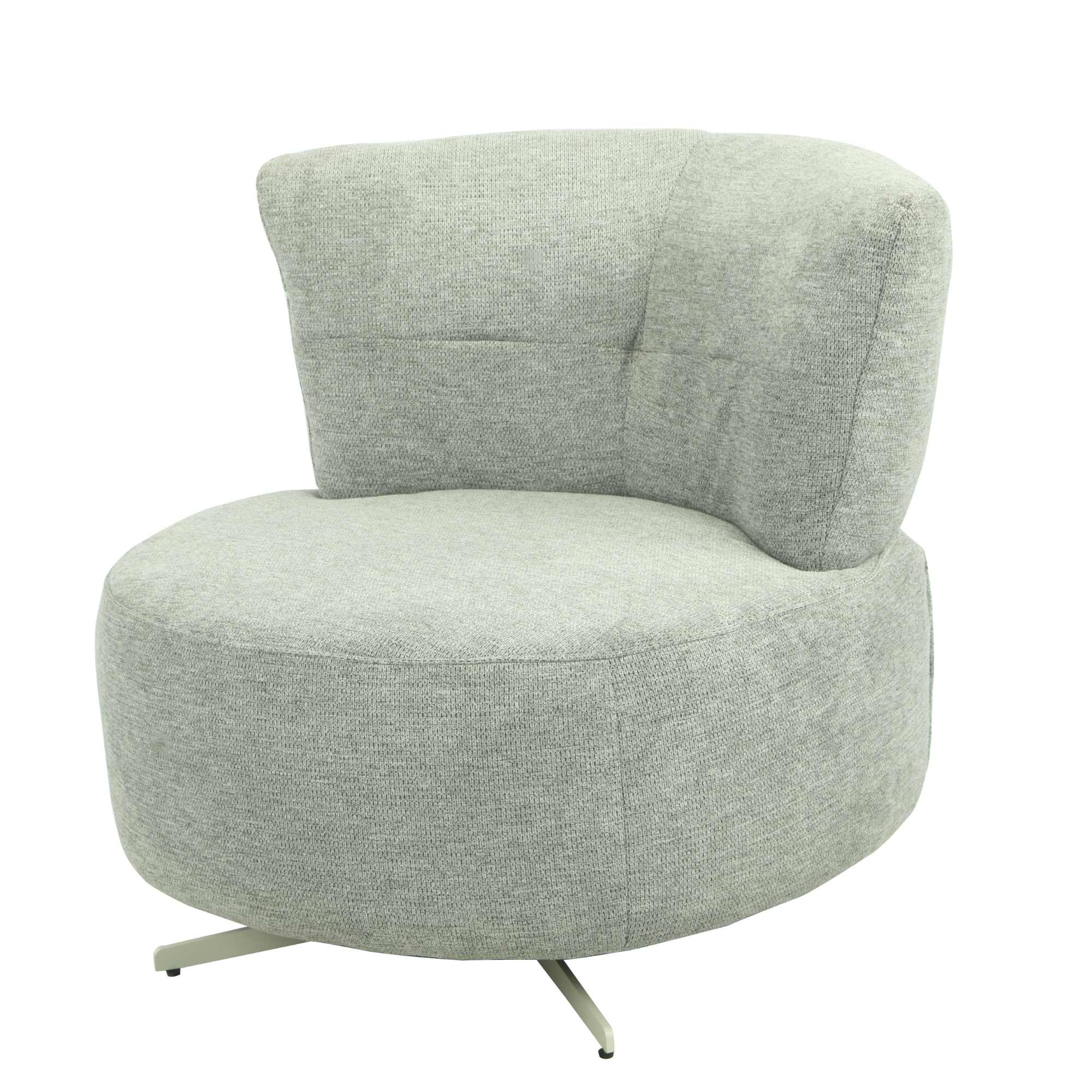 Fauteuil pivotant Fien gris – Image 6