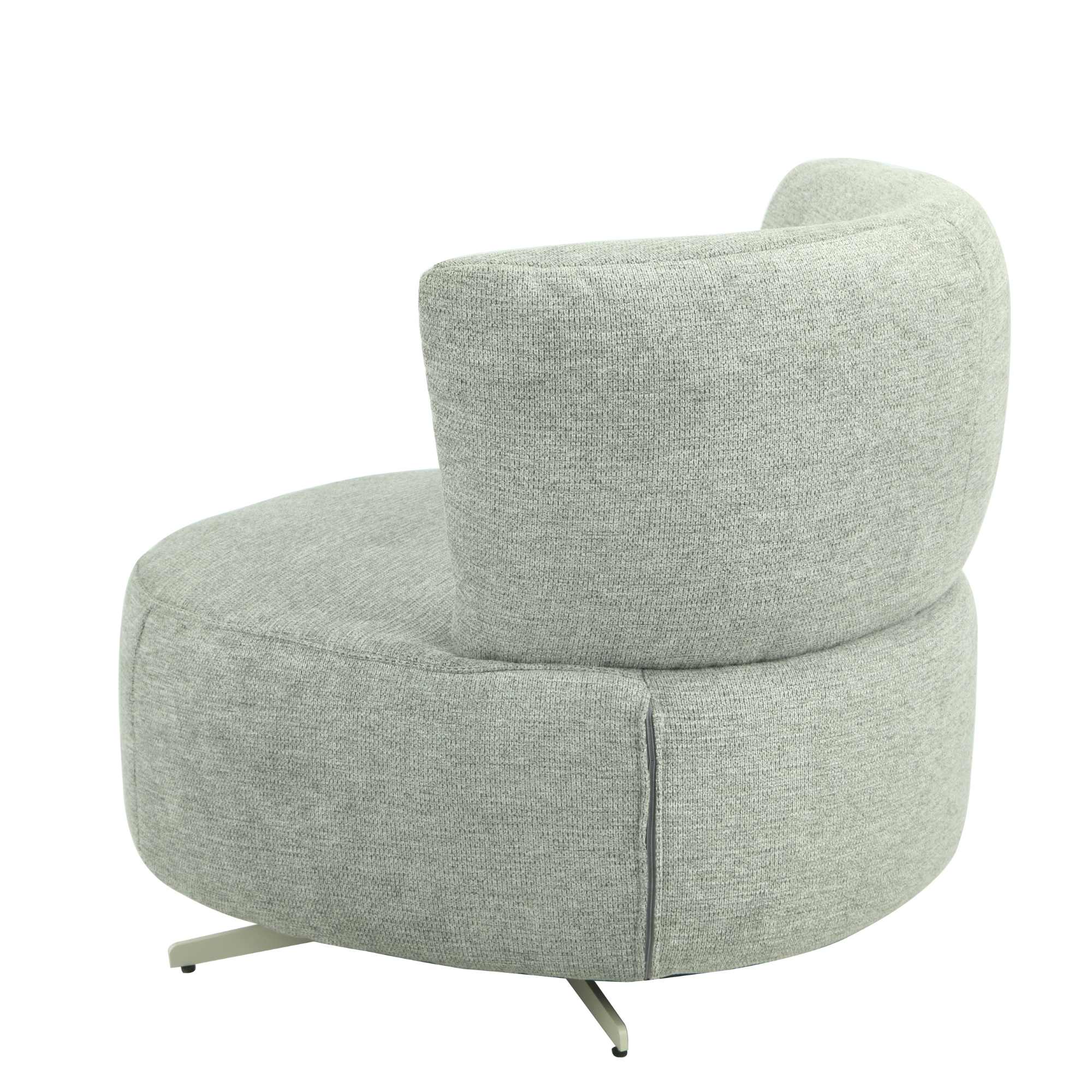 Fauteuil pivotant Fien gris – Image 7